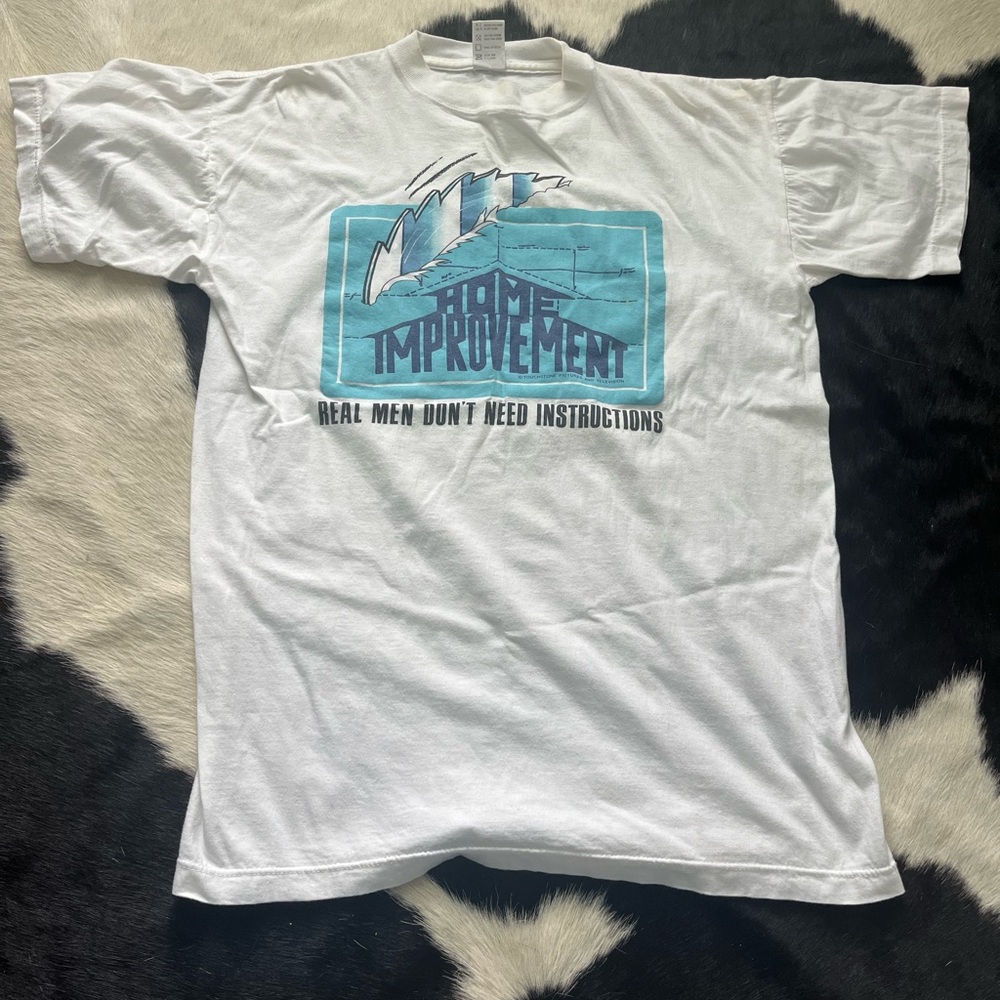 Home Improvement White Graphic T-Shirt